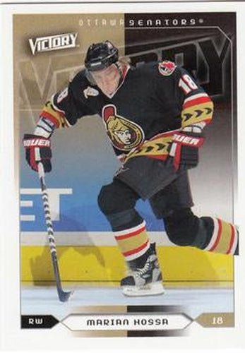 #137 Marian Hossa - Ottawa Senators - 2005-06 Upper Deck Victory Hockey