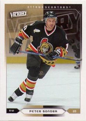 #138 Peter Bondra - Ottawa Senators - 2005-06 Upper Deck Victory Hockey
