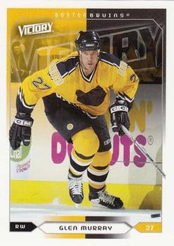 #13 Glen Murray - Boston Bruins - 2005-06 Upper Deck Victory Hockey