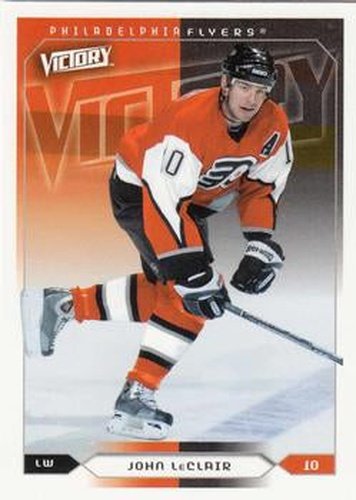#143 John LeClair - Philadelphia Flyers - 2005-06 Upper Deck Victory Hockey