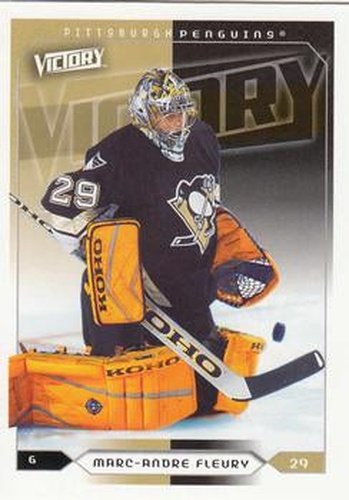 #156 Marc-Andre Fleury - Pittsburgh Penguins - 2005-06 Upper Deck Victory Hockey