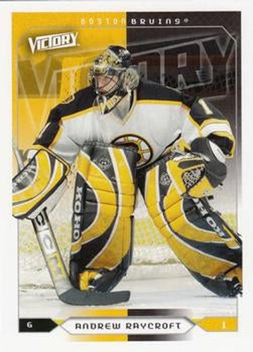 #15 Andrew Raycroft - Boston Bruins - 2005-06 Upper Deck Victory Hockey