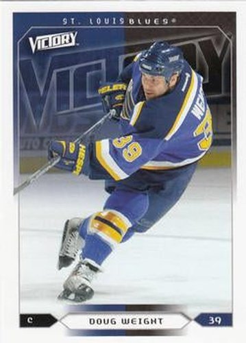#166 Doug Weight - St. Louis Blues - 2005-06 Upper Deck Victory Hockey