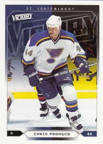 #168 Chris Pronger - St. Louis Blues - 2005-06 Upper Deck Victory Hockey