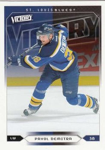 #171 Pavol Demitra - St. Louis Blues - 2005-06 Upper Deck Victory Hockey
