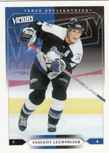#174 Vincent Lecavalier - Tampa Bay Lightning - 2005-06 Upper Deck Victory Hockey