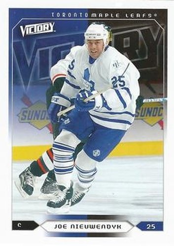 #183 Joe Nieuwendyk - Toronto Maple Leafs - 2005-06 Upper Deck Victory Hockey