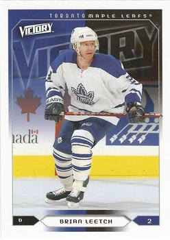 #187 Brian Leetch - Toronto Maple Leafs - 2005-06 Upper Deck Victory Hockey