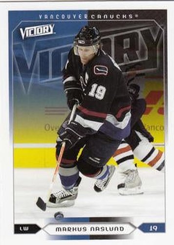 #189 Markus Naslund - Vancouver Canucks - 2005-06 Upper Deck Victory Hockey