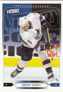 #194 Brent Sopel - Vancouver Canucks - 2005-06 Upper Deck Victory Hockey