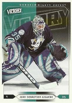 #1 Jean-Sebastien Giguere - Anaheim Mighty Ducks - 2005-06 Upper Deck Victory Hockey