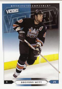 #200 Brendan Witt - Washington Capitals - 2005-06 Upper Deck Victory Hockey