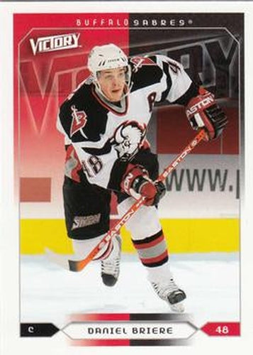 #24 Daniel Briere - Buffalo Sabres - 2005-06 Upper Deck Victory Hockey