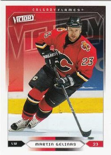 #28 Martin Gelinas - Calgary Flames - 2005-06 Upper Deck Victory Hockey