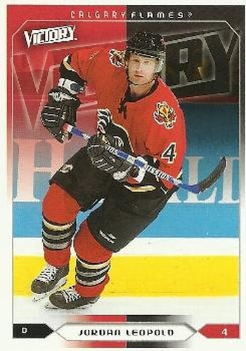 #29 Jordan Leopold - Calgary Flames - 2005-06 Upper Deck Victory Hockey