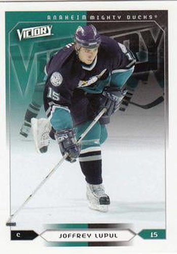#2 Joffrey Lupul - Anaheim Mighty Ducks - 2005-06 Upper Deck Victory Hockey