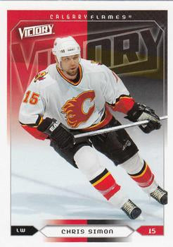 #31 Chris Simon - Calgary Flames - 2005-06 Upper Deck Victory Hockey