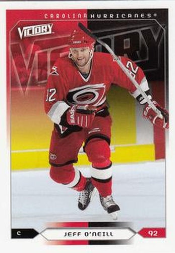 #33 Jeff O'Neill - Carolina Hurricanes - 2005-06 Upper Deck Victory Hockey