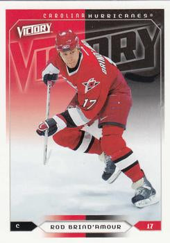 #35 Rod Brind'Amour - Carolina Hurricanes - 2005-06 Upper Deck Victory Hockey