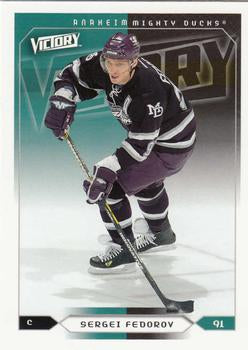 #3 Sergei Fedorov - Anaheim Mighty Ducks - 2005-06 Upper Deck Victory Hockey