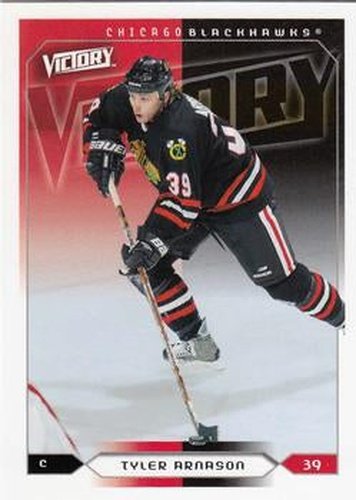 #42 Tyler Arnason - Chicago Blackhawks - 2005-06 Upper Deck Victory Hockey