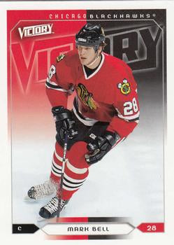 #43 Mark Bell - Chicago Blackhawks - 2005-06 Upper Deck Victory Hockey