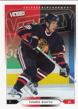 #44 Tuomo Ruutu - Chicago Blackhawks - 2005-06 Upper Deck Victory Hockey