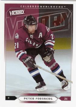 #46 Peter Forsberg - Colorado Avalanche - 2005-06 Upper Deck Victory Hockey