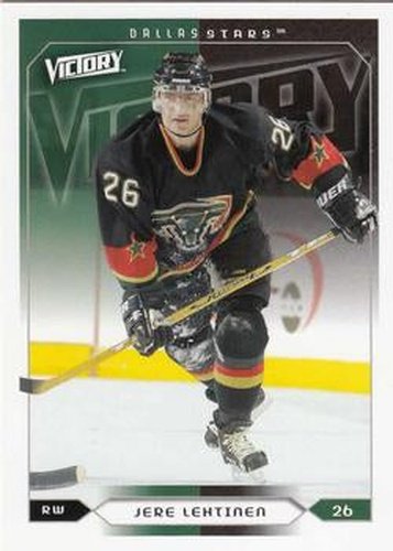 #64 Jere Lehtinen - Dallas Stars - 2005-06 Upper Deck Victory Hockey