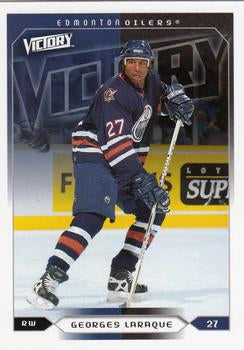 #82 Georges Laraque - Edmonton Oilers - 2005-06 Upper Deck Victory Hockey