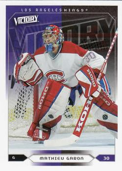 #92 Mathieu Garon - Los Angeles Kings - 2005-06 Upper Deck Victory Hockey