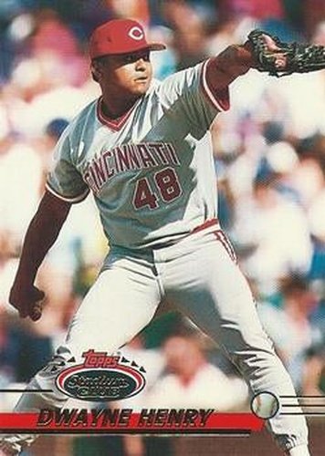 #577 Dwayne Henry - Cincinnati Reds - 1993 Stadium Club Baseball