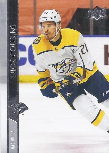 #577 Nick Cousins - Nashville Predators - 2020-21 Upper Deck Hockey