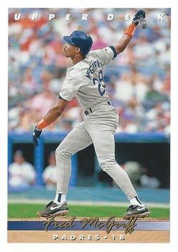 #577 Fred McGriff - San Diego Padres - 1993 Upper Deck Baseball