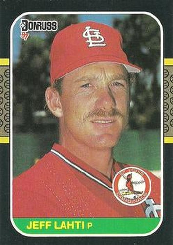 #577 Jeff Lahti - St. Louis Cardinals - 1987 Donruss Baseball