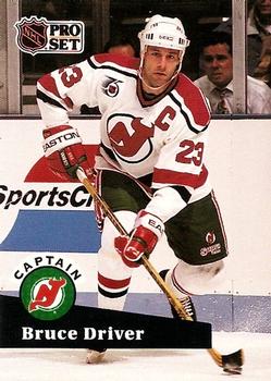 #577 Bruce Driver - 1991-92 Pro Set Hockey