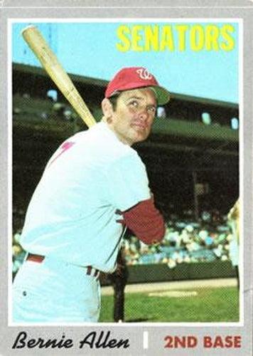 #577 Bernie Allen - Washington Senators - 1970 Topps Baseball