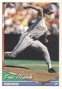 #577 Eric Plunk - Cleveland Indians - 1994 Topps Baseball