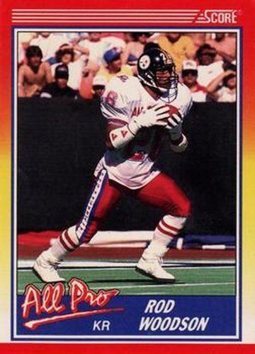 #577 Rod Woodson - Pittsburgh Steelers - 1990 Score Football