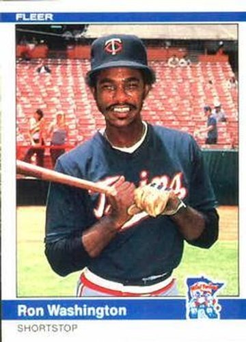 #577 Ron Washington - Minnesota Twins - 1984 Fleer Baseball