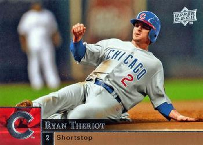 #577 Ryan Theriot - Chicago Cubs - 2009 Upper Deck Baseball