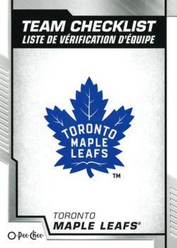 #577 Toronto Maple Leafs - Toronto Maple Leafs - 2020-21 O-Pee-Chee Hockey