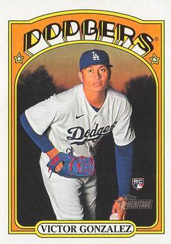 #577 Victor Gonzalez - Los Angeles Dodgers - 2021 Topps Heritage Baseball