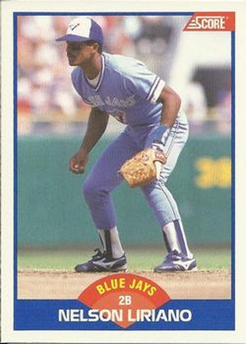 #577 Nelson Liriano - Toronto Blue Jays - 1989 Score Baseball