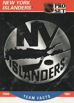 #577 New York Islanders Logo- New York Islanders - 1990-91 Pro Set Hockey