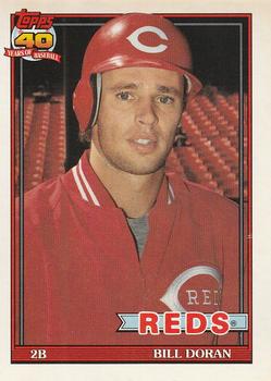 #577 Bill Doran - Cincinnati Reds - 1991 O-Pee-Chee Baseball