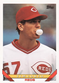 #577 Tim Costo - Cincinnati Reds - 1993 Topps Baseball