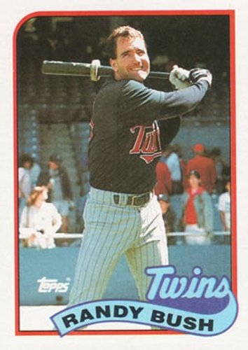#577 Randy Bush - Minnesota Twins - 1989 Topps Baseball
