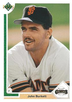 #577 John Burkett - San Francisco Giants - 1991 Upper Deck Baseball