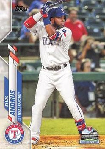 #577 Elvis Andrus - Texas Rangers - 2020 Topps Baseball